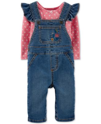 carter's overalls girl