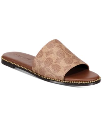 macy's coach slippers