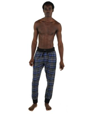mens flannel joggers