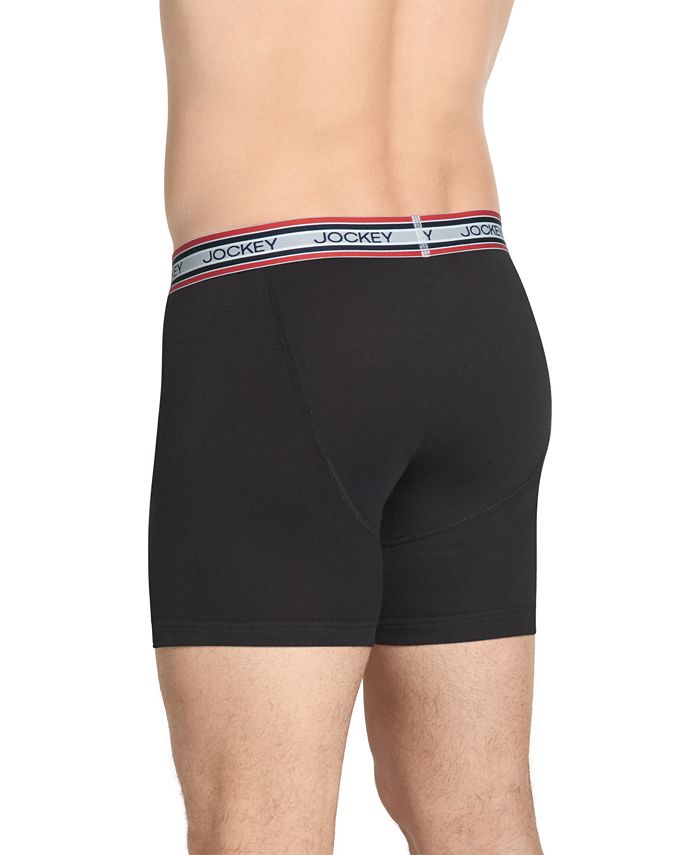 Jockey Men's Retro Stripe Boxer Briefs, Created for Macy's & Reviews
