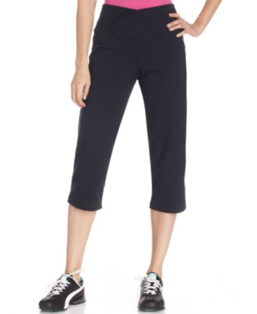Style&co. Sport Cropped Jersey-Knit Active Yoga Capris - Women - Macy's