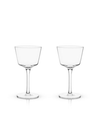 Набор бокалов Viski Raye из хрусталя Nick & Nora, 2,6 унции