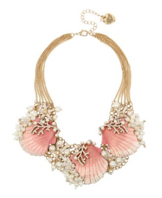 betsey johnson mermaid necklace