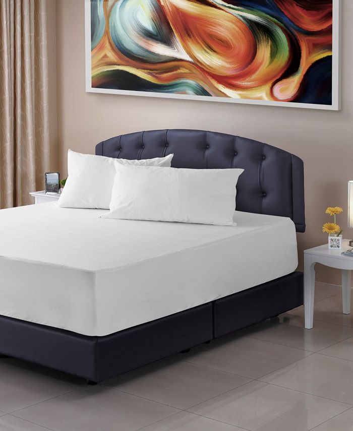 Joluzzy Waterproof Mattress Protector Fitted Sheet Cotton Surface King Reviews Mattress Pads Toppers Bed Bath Macy S
