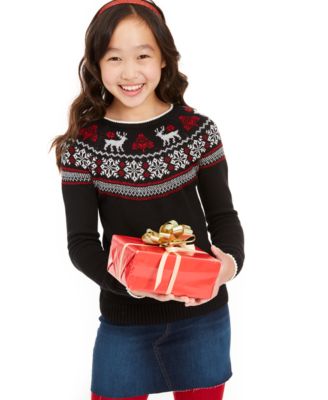 macys girls sweaters