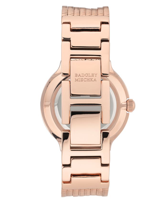 Badgley mischka rose gold watch clearance