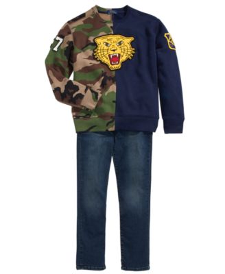 boys fleece jeans