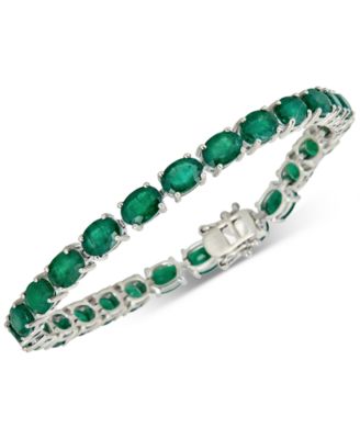 Macy's Emerald Tennis Bracelet (20 ct 