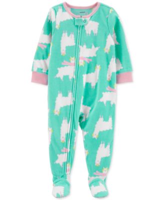 carters fleece one piece pajamas