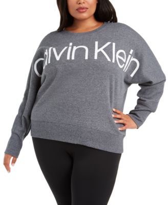 calvin klein plus size sweatshirt