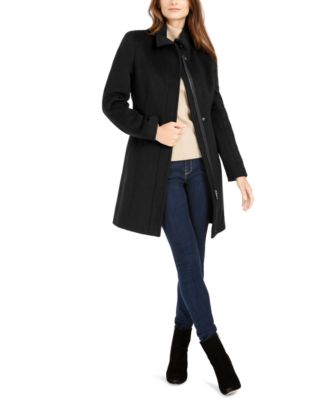 calvin klein stand collar coat