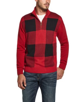 buffalo plaid sweater