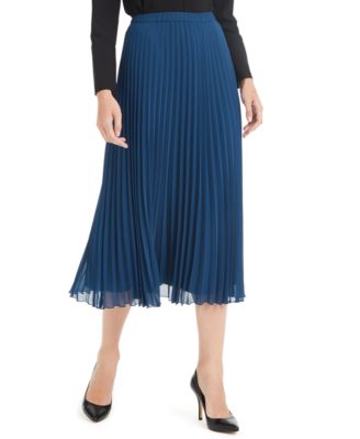 mid length pleated skirts macys