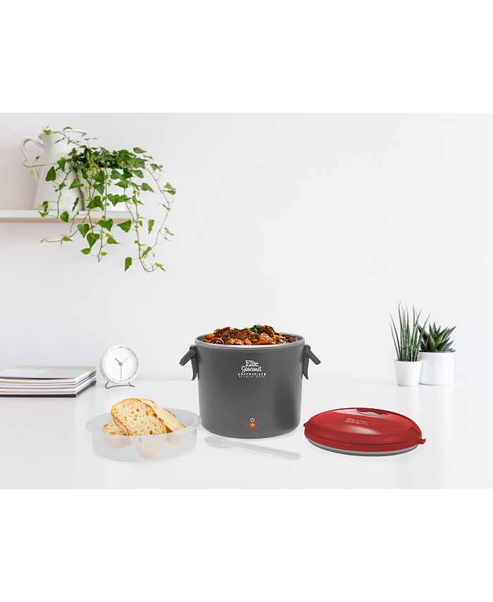 Elite Gourmet 33oz. Warmables Lunch Box Electric Food Warmer with