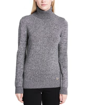 calvin klein women's turtleneck sweater