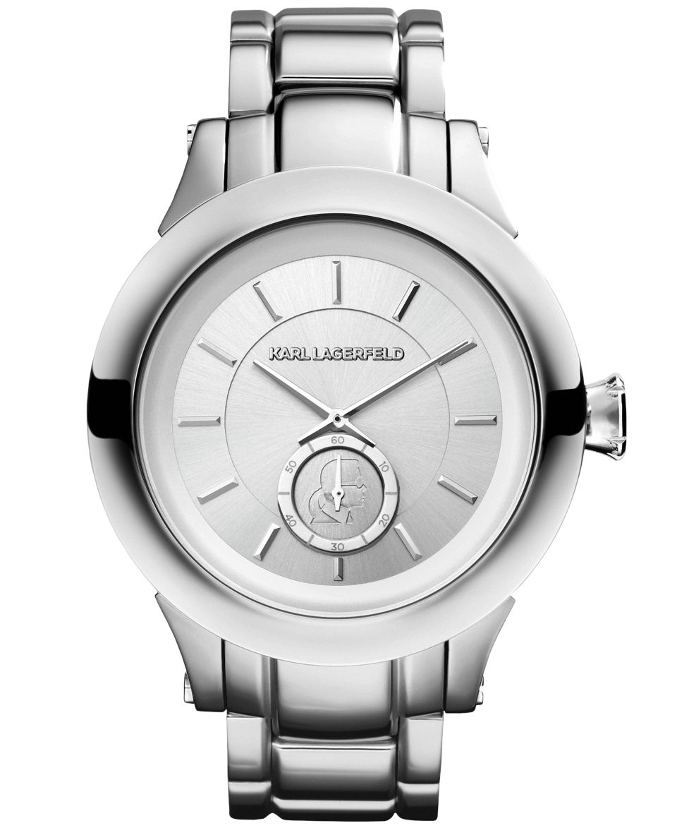 Karl Lagerfeld Unisex Stainless Steel Bracelet Watch 45mm KL1203   Watches   Jewelry & Watches