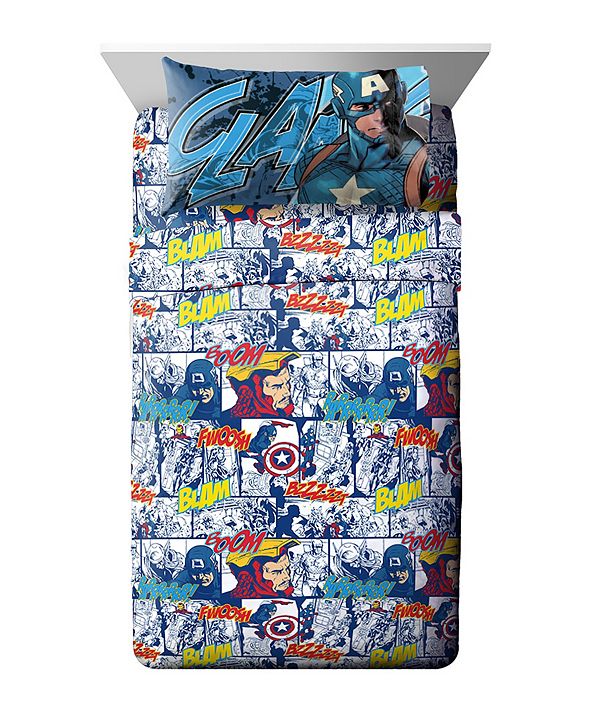 Marvel Avengers 3-Piece Twin Sheet Set & Reviews - Bed in ...