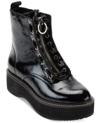 DKNY Women's Rhi Lace-Up Boots 