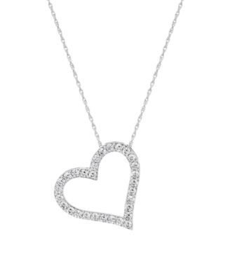 rose gold heart pendant