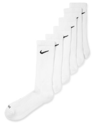 nike men's socks dri fit crew 6 pairs