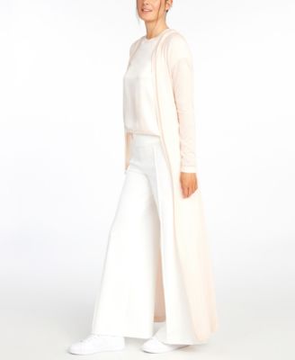 floor length hooded cardigan