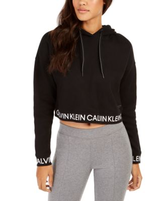 Parity Calvin Klein Crop Top Hoodie Up To 77 Off