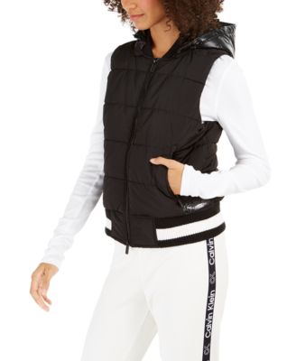 calvin klein hooded vest