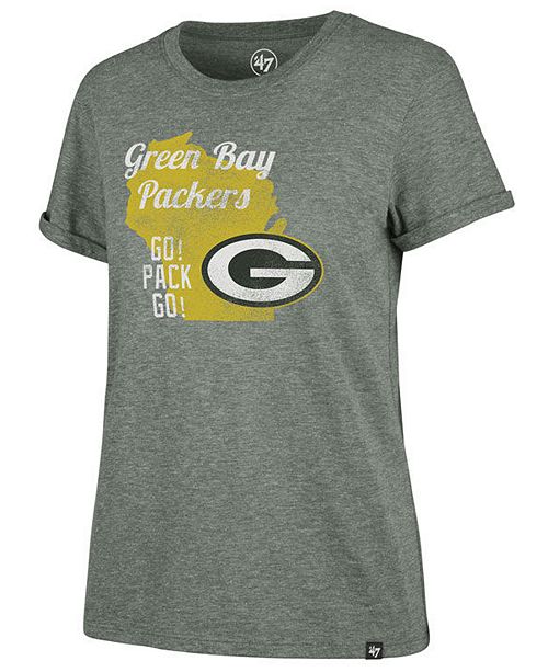 47 Brand Women S Green Bay Packers State Love T Shirt Reviews Sports Fan Shop By Lids Men Macy S