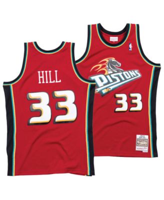 red detroit pistons jersey