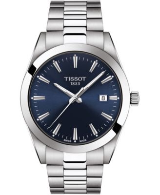 Мужские швейцарские часы Tissot T-Classic Gentleman с браслетом из нержавеющей стали 40 мм