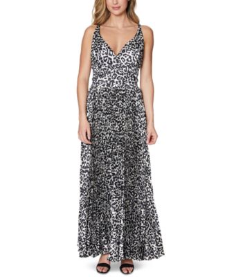 animal print gown