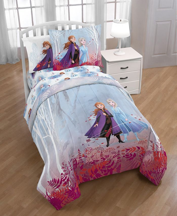 Disney Frozen Forest Spirit 8 Piece Full Comforter Set Reviews Bed In A Bag Bed Bath Macy S