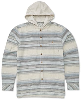 billabong hooded flannel