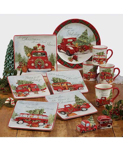 Certified International Home For Christmas Collection Reviews Dinnerware Dining Macy S
