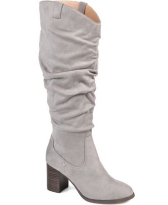 slouch wide calf boots