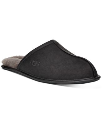 mens ugg scuff leather slippers