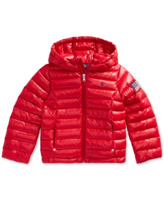red polo coat