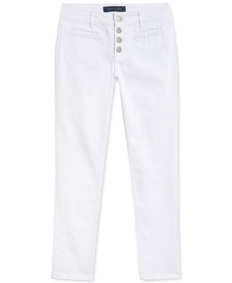 girls button fly jeans