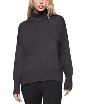 bcbg high low turtleneck sweater