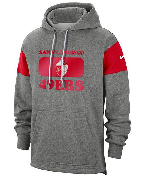 Nike Men S San Francisco 49ers Historic Pullover Hoodie Reviews Sports Fan Shop By Lids Men Macy S