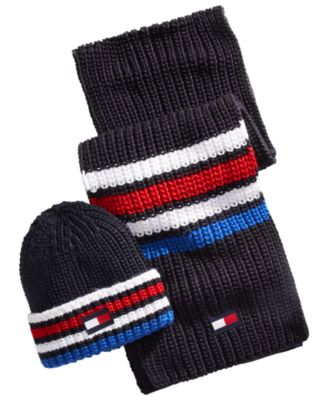 tommy hilfiger hat and scarf gift set