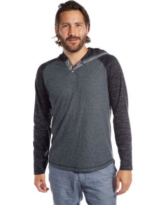 3 button henley hoodie