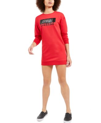 armani exchange t shirt dress