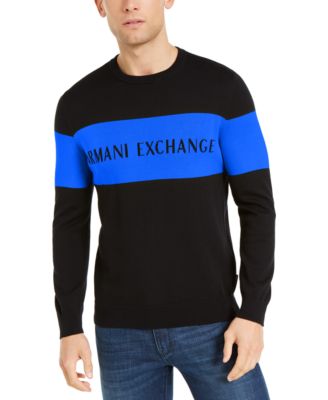 armani exchange black jumper