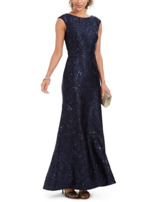 vince camuto sequin gown