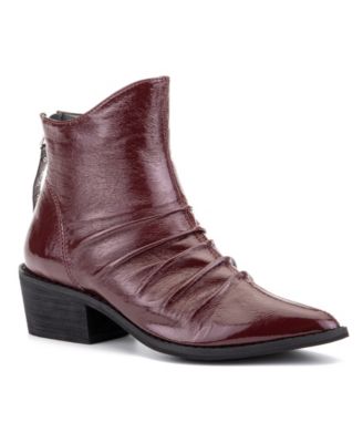 macys burgundy boots