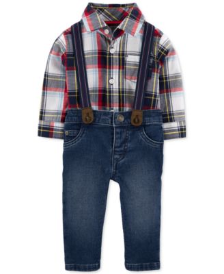 baby boy suspender set
