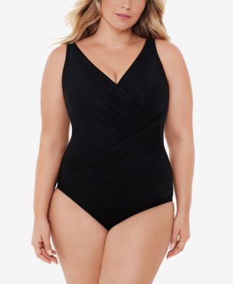 macys plus bathing suits