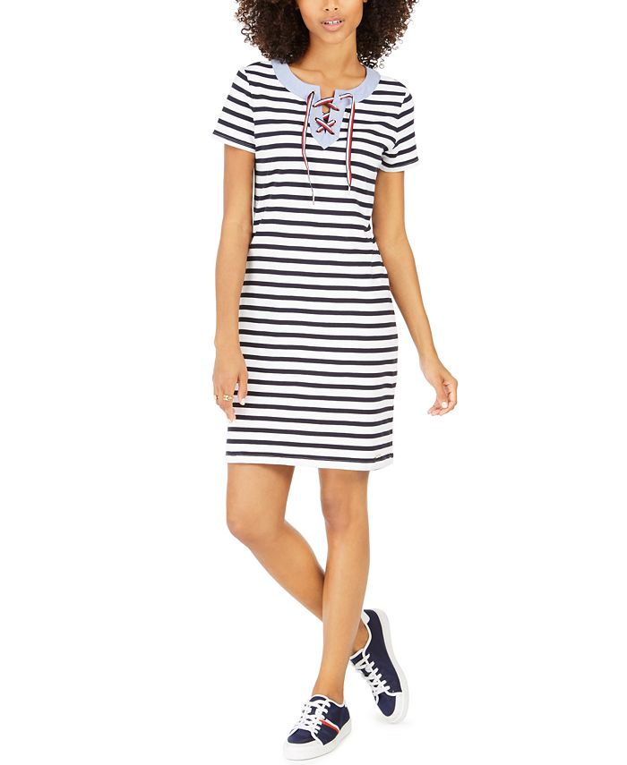 T shirt dress tommy hilfiger cheap