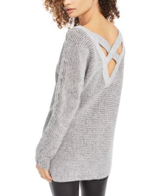 criss cross back sweater